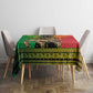 Personalised Afro Ethiopia Tablecloth Lion Of Judah - African Pattern