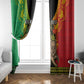 Personalised Afro Ethiopia Window Curtain Lion Of Judah - African Pattern