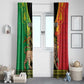 Personalised Afro Ethiopia Window Curtain Lion Of Judah - African Pattern