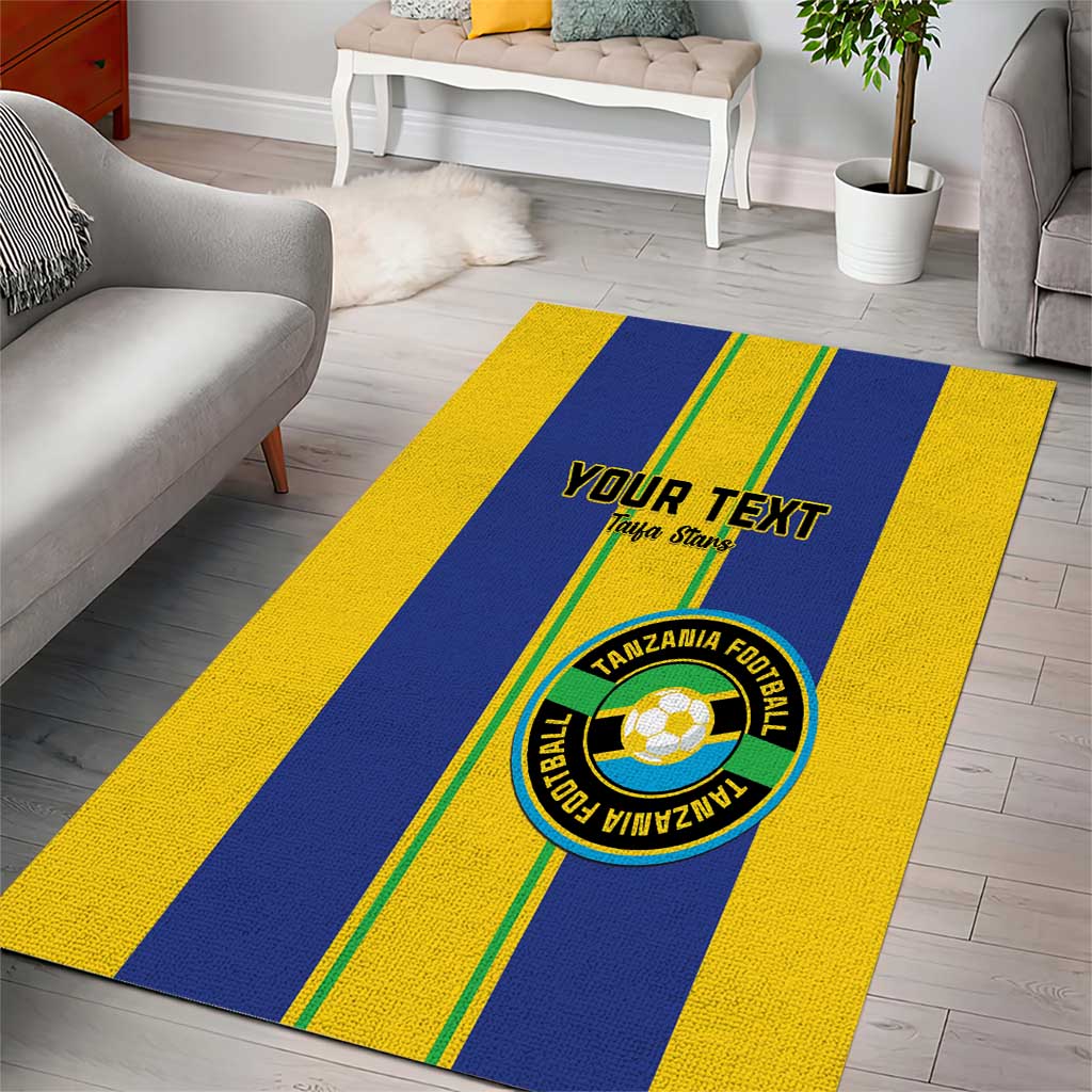 Custom Afro Tanzania Football Area Rug We Are Champions