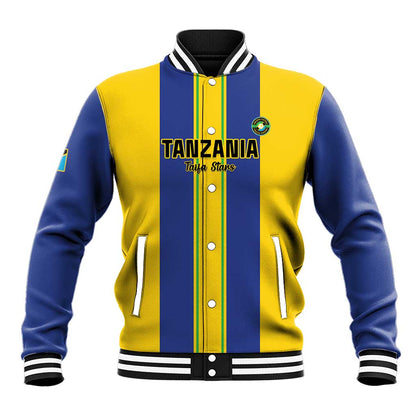 Custom Afro Tanzania Football Baseball Jacket We Are Champions