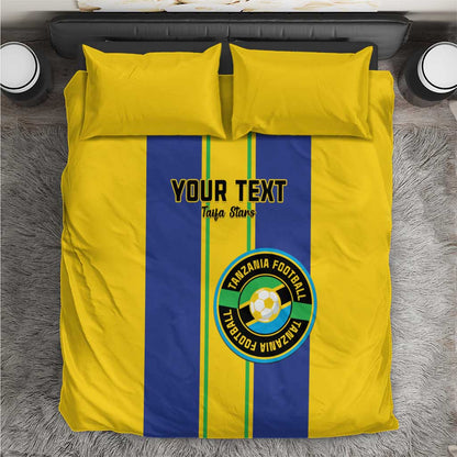 Custom Afro Tanzania Football Bedding Set We Are Champions