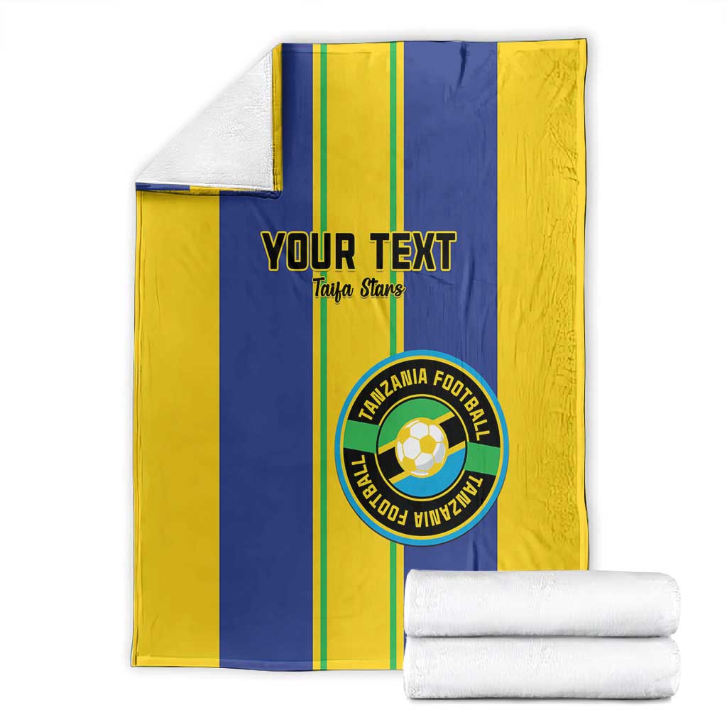 Custom Afro Tanzania Football Blanket We Are Champions