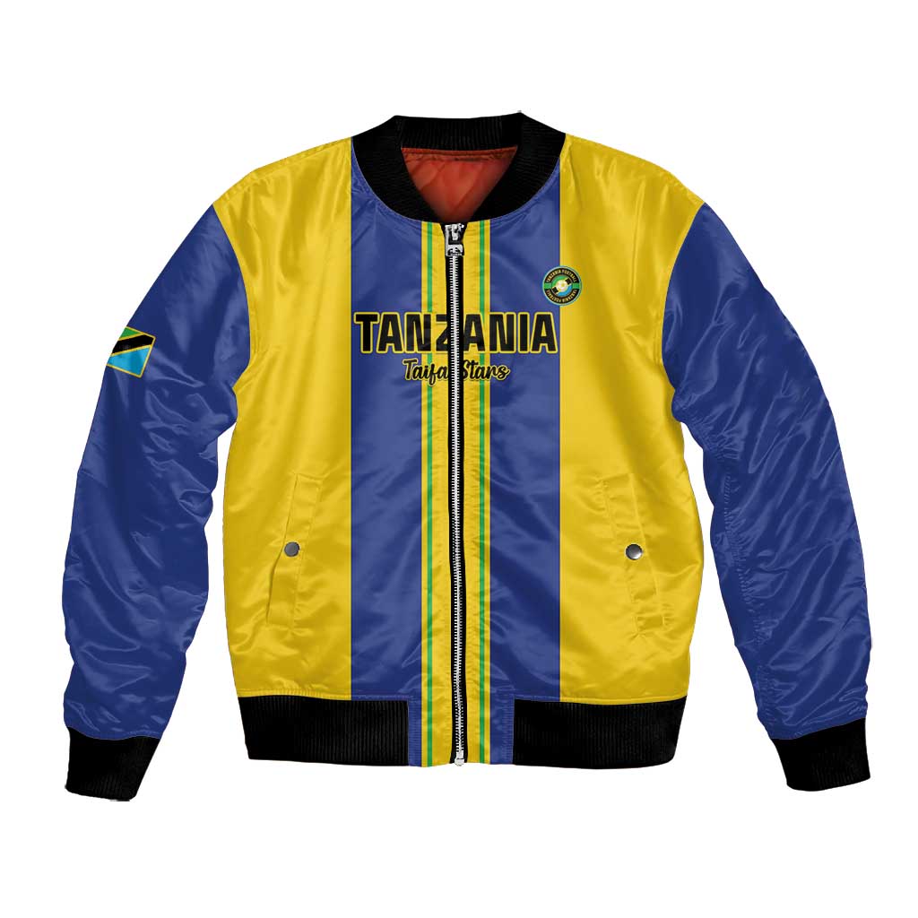 Custom Afro Tanzania Football Bomber Jacket We Are Champions