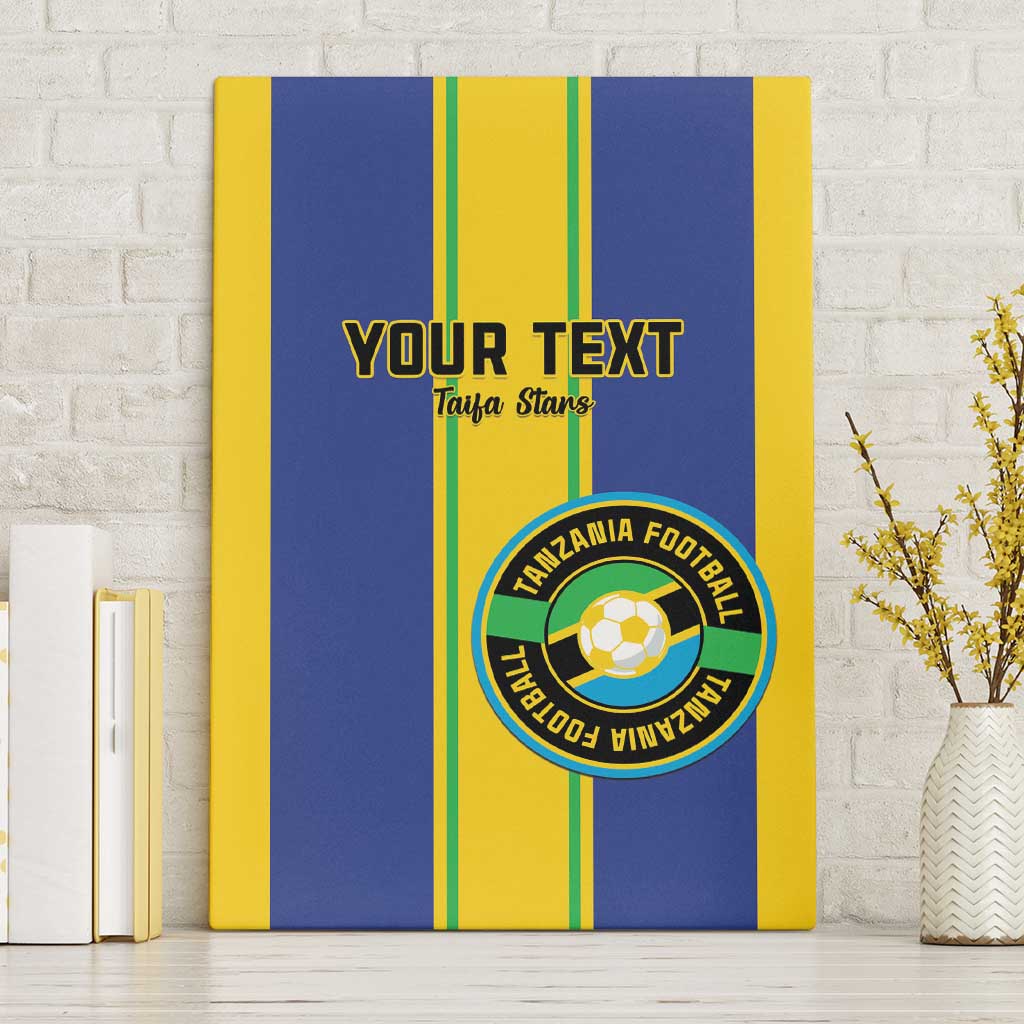 Custom Afro Tanzania Football Canvas Wall Art We Are Champions