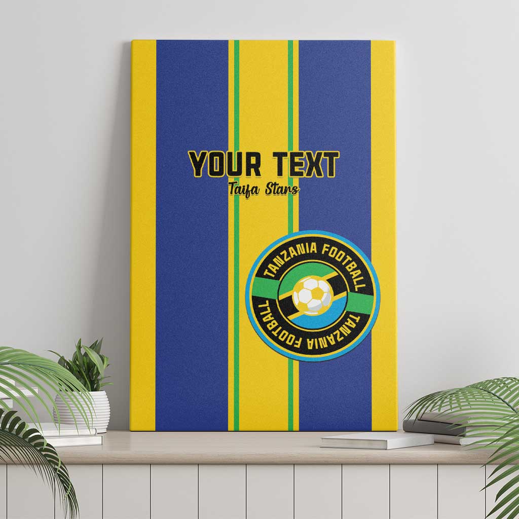 Custom Afro Tanzania Football Canvas Wall Art We Are Champions