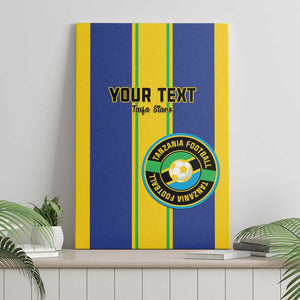 Custom Afro Tanzania Football Canvas Wall Art We Are Champions