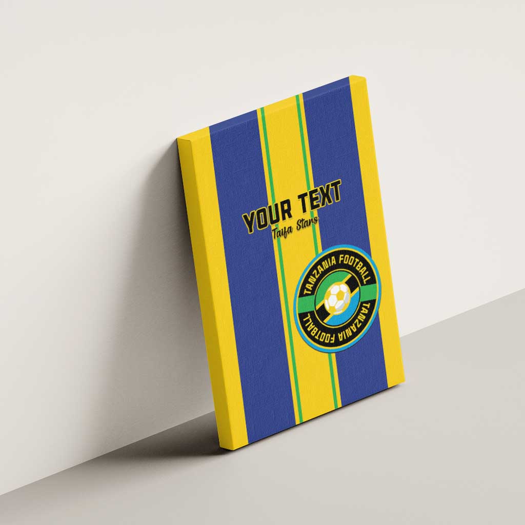Custom Afro Tanzania Football Canvas Wall Art We Are Champions