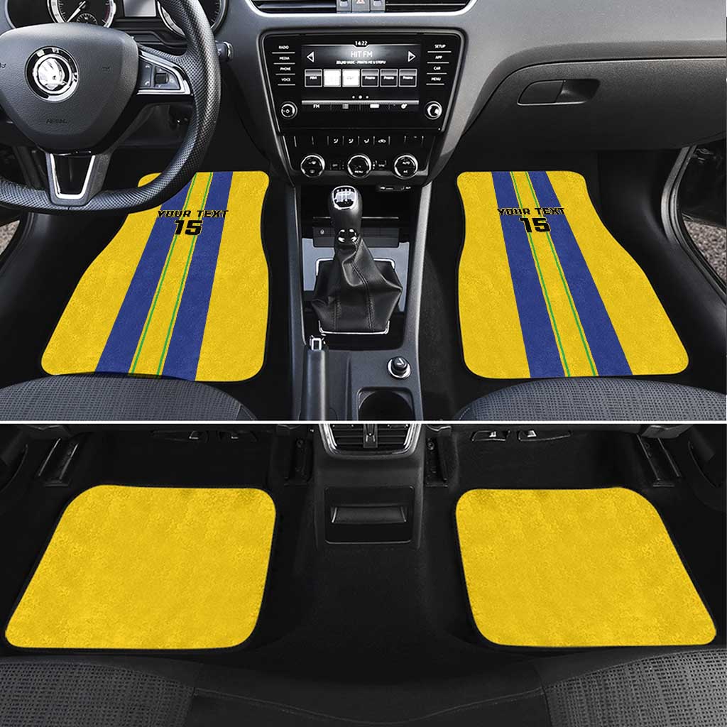 Custom Afro Tanzania Football Car Mats We Are Champions