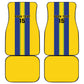 Custom Afro Tanzania Football Car Mats We Are Champions