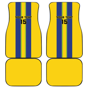 Custom Afro Tanzania Football Car Mats We Are Champions