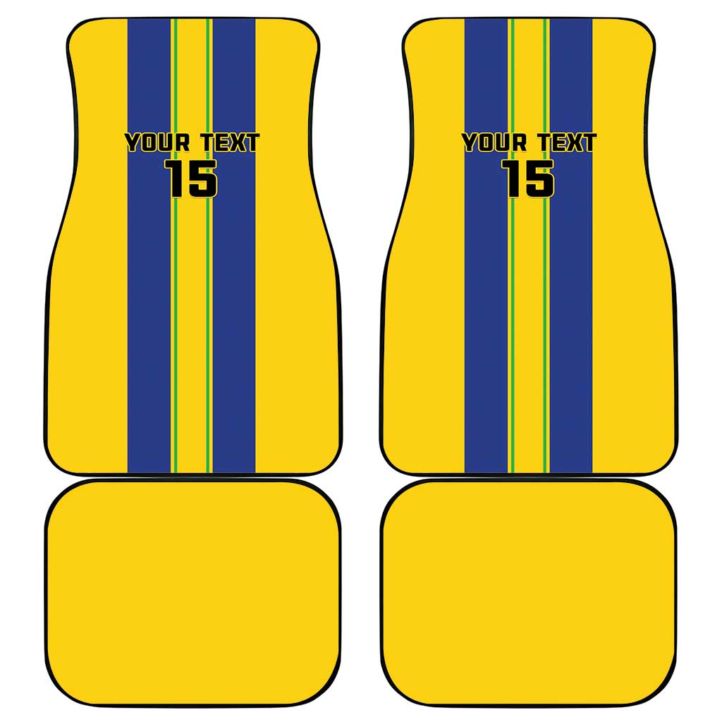 Custom Afro Tanzania Football Car Mats We Are Champions