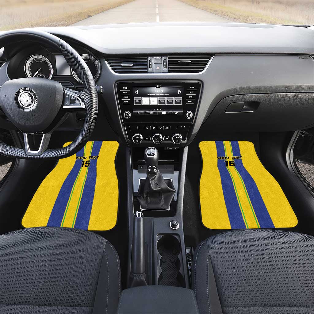 Custom Afro Tanzania Football Car Mats We Are Champions