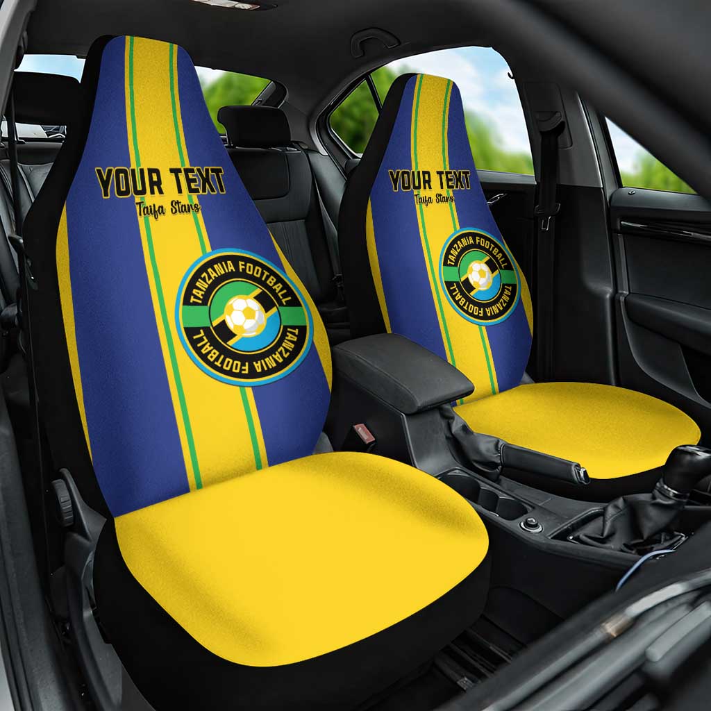 Custom Afro Tanzania Football Car Seat Cover We Are Champions