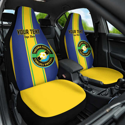 Custom Afro Tanzania Football Car Seat Cover We Are Champions