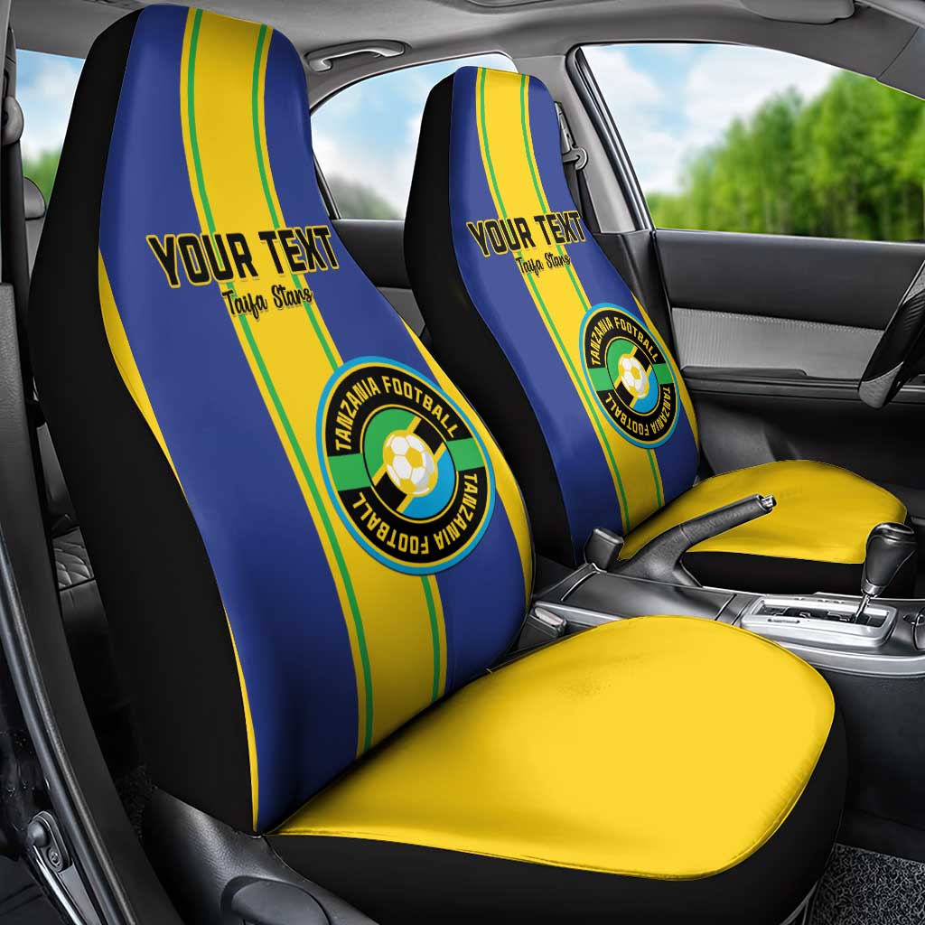 Custom Afro Tanzania Football Car Seat Cover We Are Champions