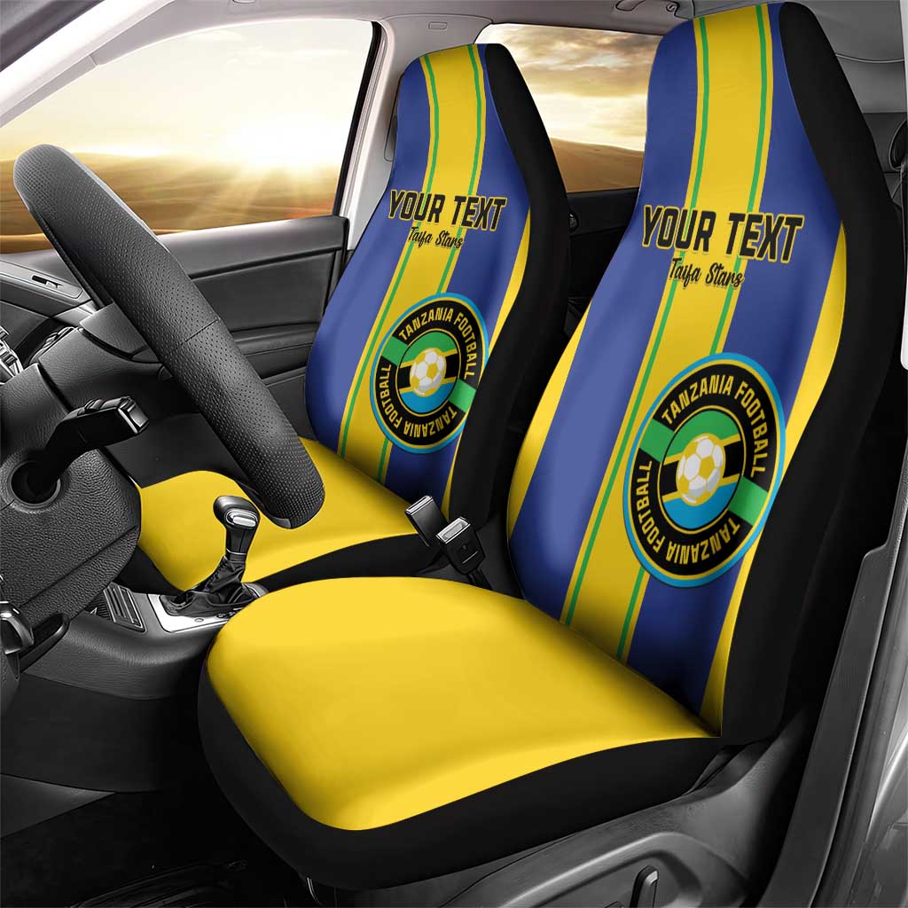 Custom Afro Tanzania Football Car Seat Cover We Are Champions