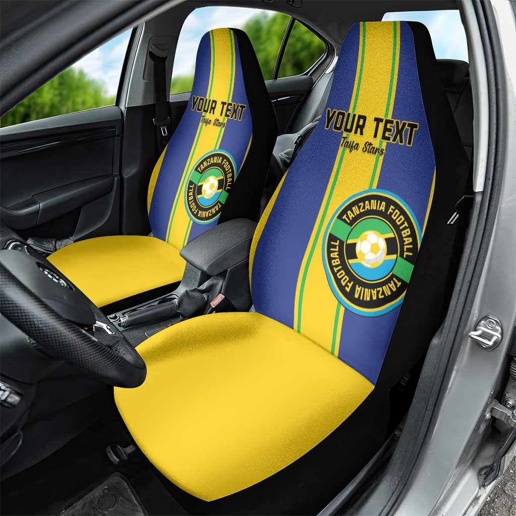 Custom Afro Tanzania Football Car Seat Cover We Are Champions