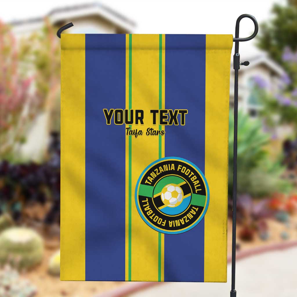 Custom Afro Tanzania Football Garden Flag We Are Champions