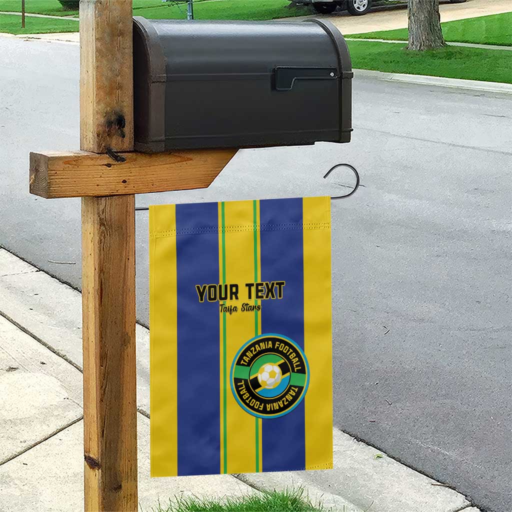 Custom Afro Tanzania Football Garden Flag We Are Champions