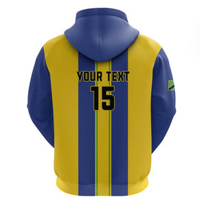 Custom Afro Tanzania Football Hoodie We Are Champions