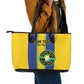 Custom Afro Tanzania Football Leather Tote Bag We Are Champions