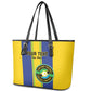 Custom Afro Tanzania Football Leather Tote Bag We Are Champions