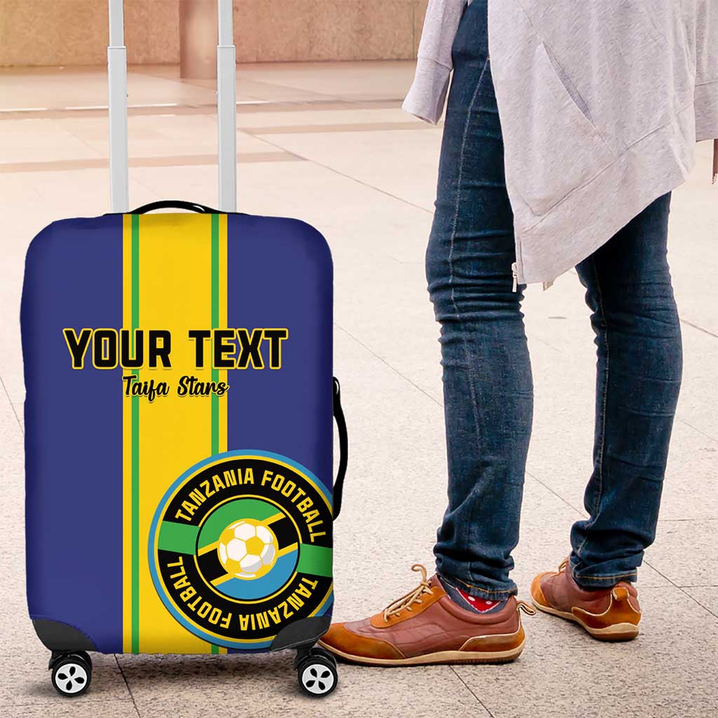 Custom Afro Tanzania Football Luggage Cover We Are Champions