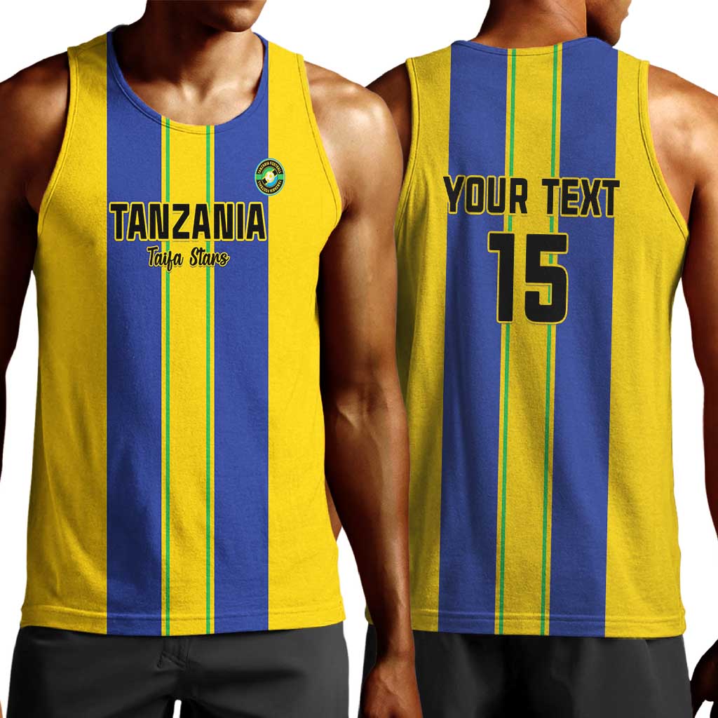 Custom Afro Tanzania Football Men Tank Top We Are Champions
