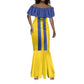 Custom Afro Tanzania Football Mermaid Dress We Are Champions