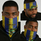 Custom Afro Tanzania Football Neck Gaiter We Are Champions LT15