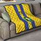 Custom Afro Tanzania Football Quilt We Are Champions