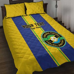 Custom Afro Tanzania Football Quilt Bed Set We Are Champions