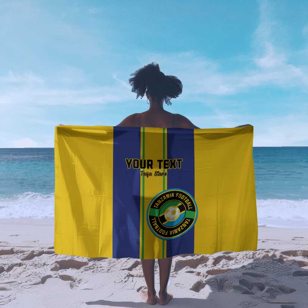 Custom Afro Tanzania Football Sarong We Are Champions