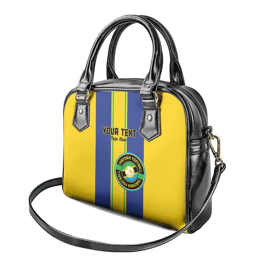 Custom Afro Tanzania Football Shoulder Handbag We Are Champions