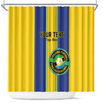 Custom Afro Tanzania Football Shower Curtain We Are Champions