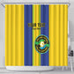 Custom Afro Tanzania Football Shower Curtain We Are Champions
