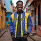 Custom Afro Tanzania Football Sleeve Zip Bomber Jacket We Are Champions