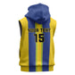 Custom Afro Tanzania Football Sleeveless Hoodie We Are Champions - African Pride