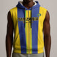 Custom Afro Tanzania Football Sleeveless Zip Hoodie We Are Champions - African Pride