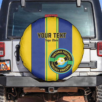 Custom Afro Tanzania Football Spare Tire Cover We Are Champions