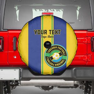 Custom Afro Tanzania Football Spare Tire Cover We Are Champions