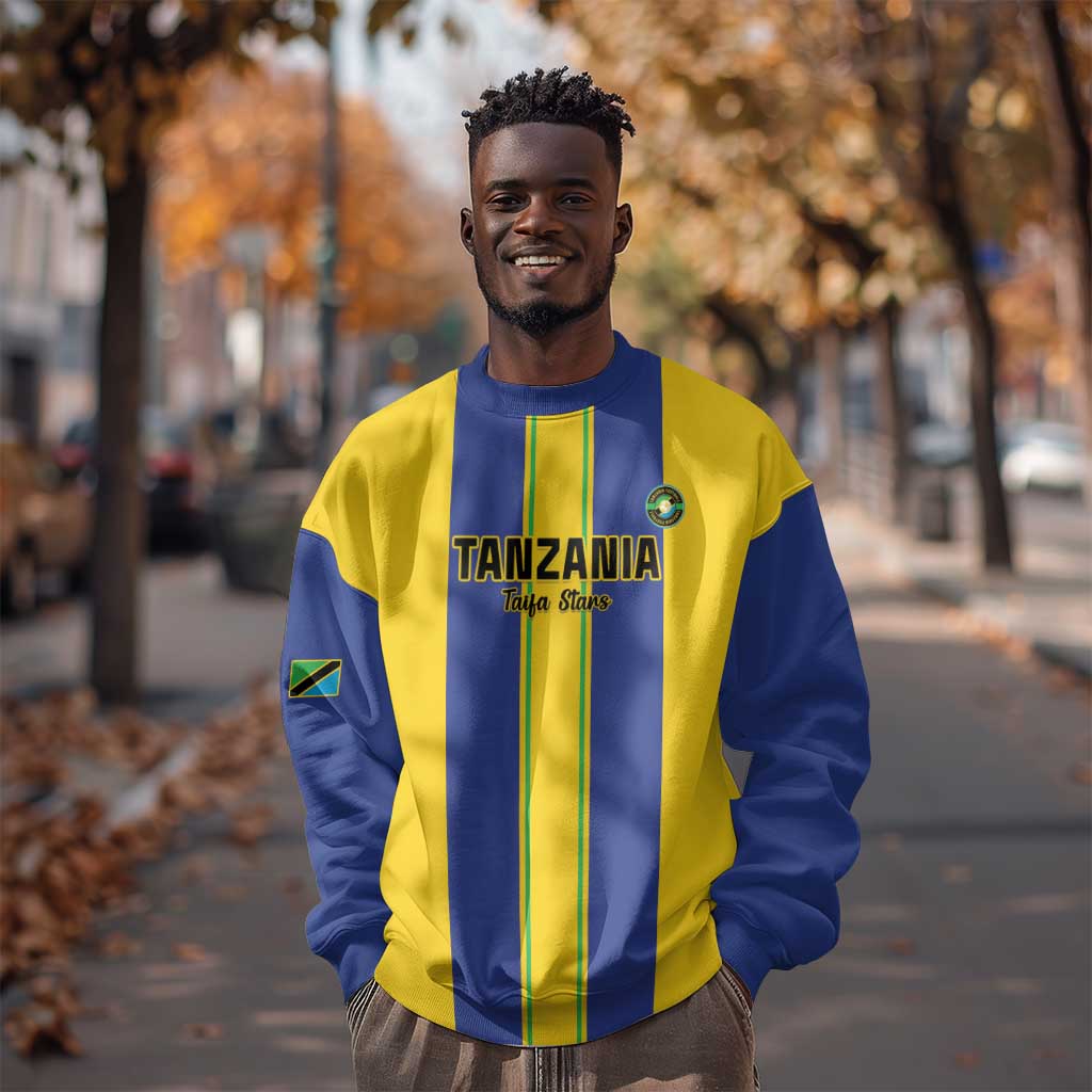 Custom Afro Tanzania Football Sweatshirt We Are Champions