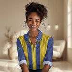 Custom Afro Tanzania Football Women Casual Shirt We Are Champions