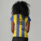 Custom Afro Tanzania Football Women V-Neck T-Shirt We Are Champions