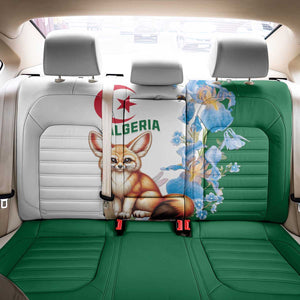 Afro Algeria Back Car Seat Cover Fennec Fox With Blue Isris Flower