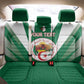 Personalised Afro Algeria Back Car Seat Cover Coat Of Arms With Islamic Pattern