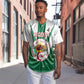 Personalised Afro Algeria Baseball Jersey Coat Of Arms With Islamic Pattern