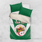 Personalised Afro Algeria Bedding Set Coat Of Arms With Islamic Pattern