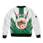 Personalised Afro Algeria Bomber Jacket Coat Of Arms With Islamic Pattern